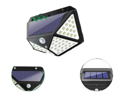 Luz Solar Con Sensor De Movimiento Para Exteriores 